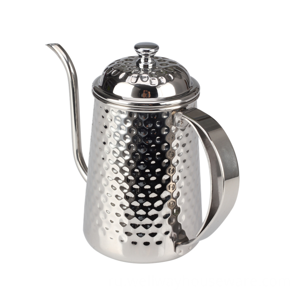 Чайник из нержавеющей стали гусиная шея 8-й команды 650мл 1 Stainless Steel Gooseneck Kettle 8th Team 650ml 1